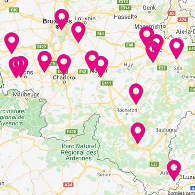 13 magasins de puériculture en Wallonie-Bruxelles